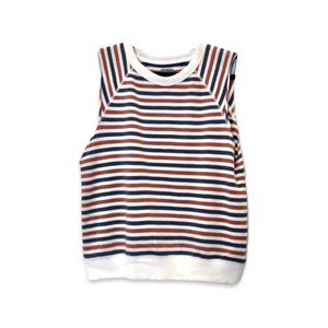 Aerie distressed sleeveless knit sweater